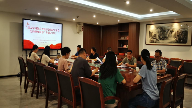 市三都澳水电公司党支部组织召开“深入学习领会习近平总书记关于党史的重要论述”专题学习会